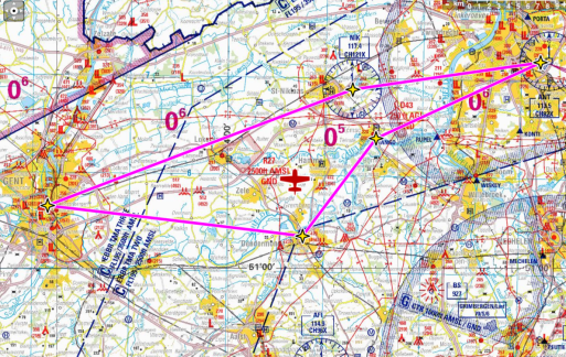 Feel The Sky vliegt u over Gent, de hoofdstad van Vlaanderen.